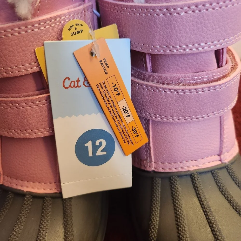 Cat & Jack Pink New with Tags Size 12T Toddler Denver Winter Boots